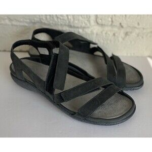Naot Gray Leather Multi-Strap Sandals Size 10 EU 40  Whetu $144